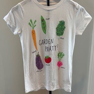 Crewcuts Garden Party Kids T-Shirt - White (Size 12)
